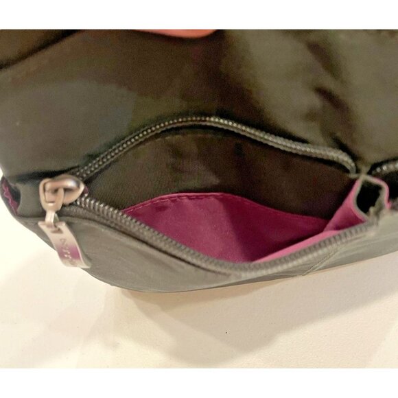 Baggallini Crossbody Travel Bag Purse Gray & Purple Travel Everyday Casual - Picture 5 of 10